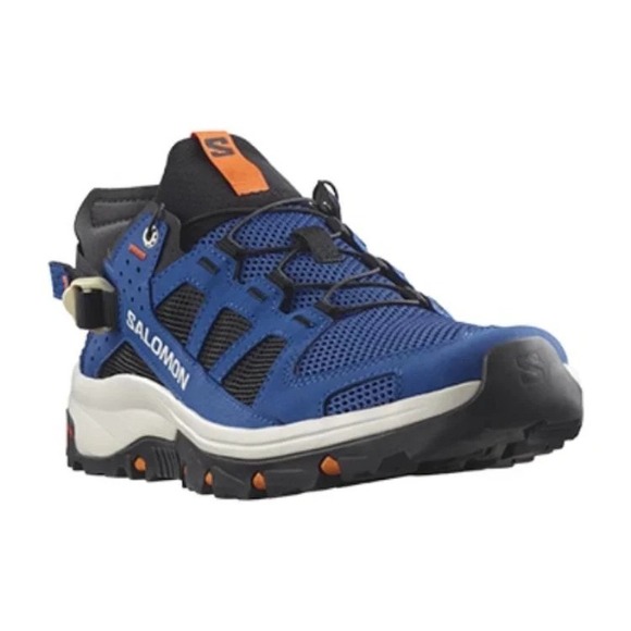 Salomon Techamphibian 5 Mens Size 9 Blue/Black Hiking Trail Shoes NEW